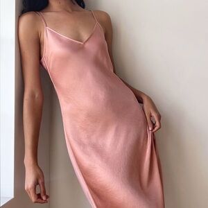 Trouve Pink Slip Dress